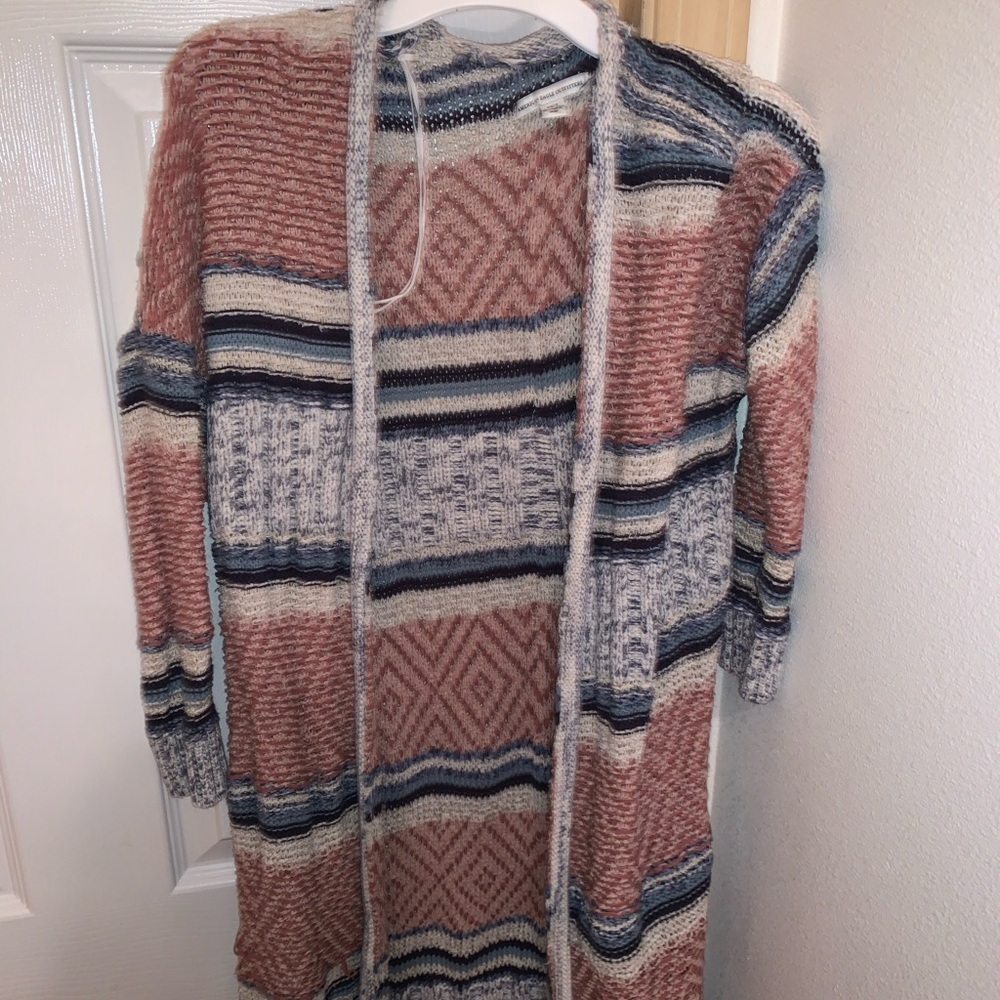 Woven Cardigan